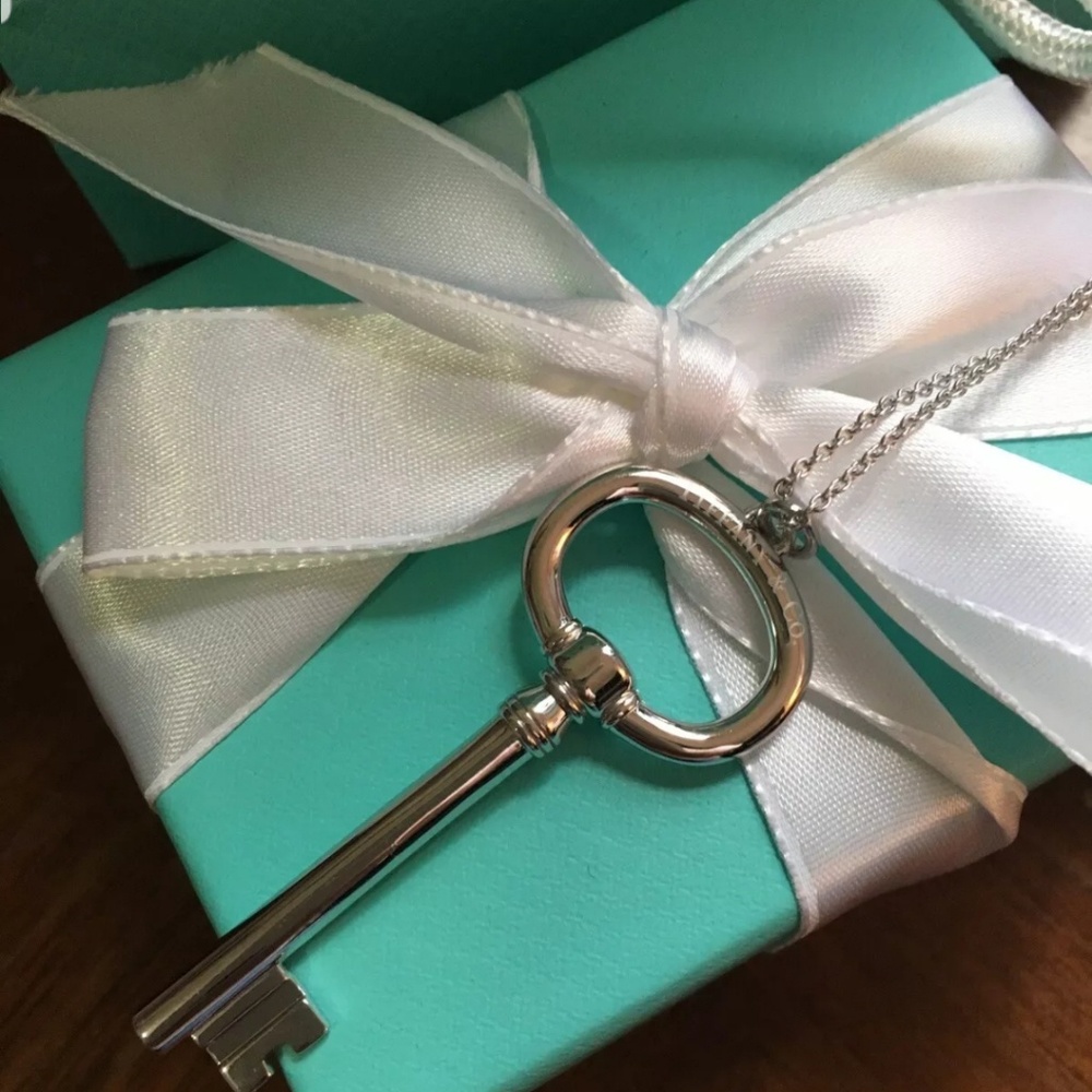 Tiffany and Co XL Key pendant necklace